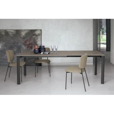 Sedit Tavolo allungabile Podio con struttura in metallo e piano a scelta - IN PROMOZIONE FINO AL 6/07