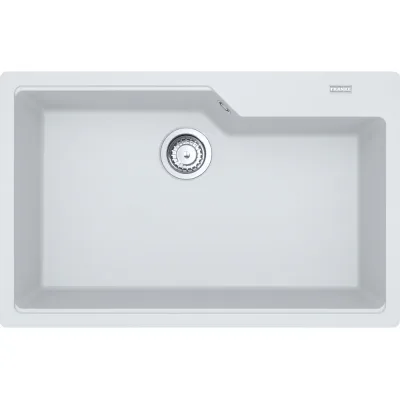 Franke: Lavello una vasca Vasche Sopratop Urban UBG 610-72 114.0686.803 finitura fragranite bianco da 78x50 cm