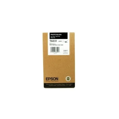 📌CARTUCCIA ORIGINALE EPSON Stylus Pro 7800 C13T603100 T6031 PHOTO BLACK