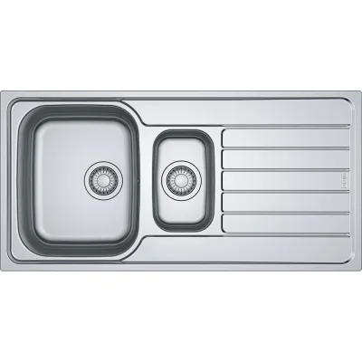 PRONTA CONSEGNA - Franke: Lavello una vasca con vaschetta e gocciolatoio a destra Spark Incasso SKX 651 101.0716.614 finitura inox da 100x50 cm