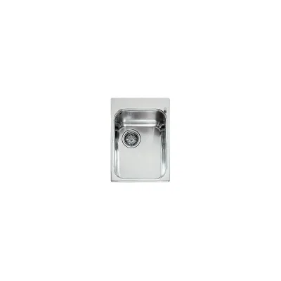 Alpes Vasca semifilo VF 536-S in acciaio inox da 36x51 cm