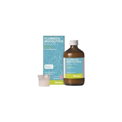 FLUIMUCIL MUCOLITICO SCIROPPO 600MG/15ML