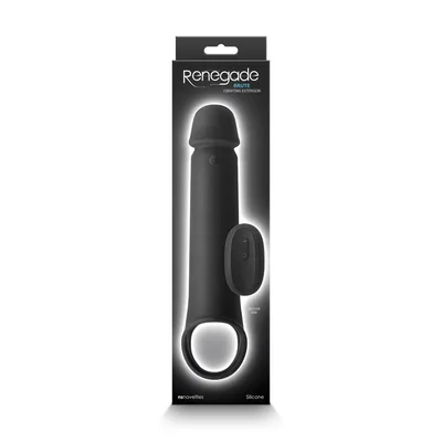 Estensione pene vibrante Renegade Brute NS Novelties 24,4 cm 10 modalità telecomando
