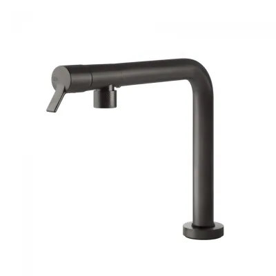 PRONTA CONSEGNA - Gessi Miscelatore monocomando abbattibile Su and Giù Collection 60071 707 finitura Black Metal Brushed - IN PROMOZIONE FINO AL 5/09