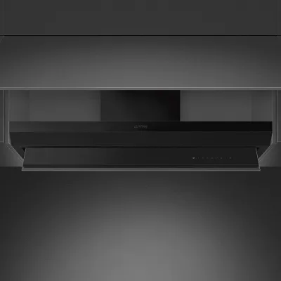 Smeg S Cappa aspirante integrata KSGT124BLV finitura nero opaco da 120 cm