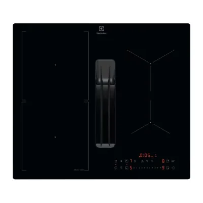 Electrolux | Piano cottura a induzione con cappa integrata KCC63410CB in vetroceramica nero da 60 cm