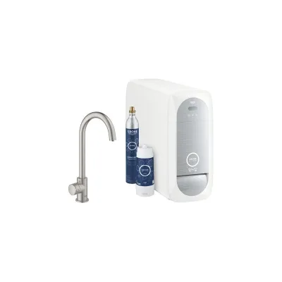 PRONTA CONSEGNA - Grohe Miscelatore Blue Home monocomando 31498DC1 finitura super steeel