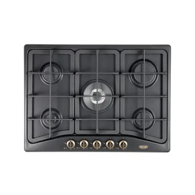 De Longhi Piano cottura a gas ANF 57 PRO finitura antracite da 68 cm