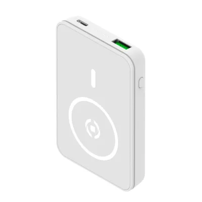 CELLY MAGSAFE POWERBANK 5000MAH WHITE MAGPB5000WH
