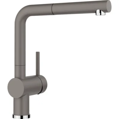 Blanco | Miscelatore monocomando con doccetta estraibile LINUS-S 1526958 finitura grigio vulcano