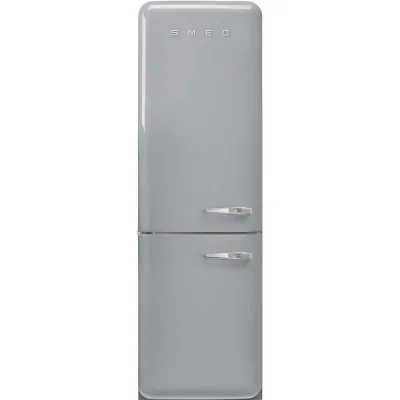 Smeg Frigorifero combinato con cerniere a sinistra a libera installazione FAB32LSV6 finitura silver da 60 cm - IN PROMOZIONE FINO AL 30/06