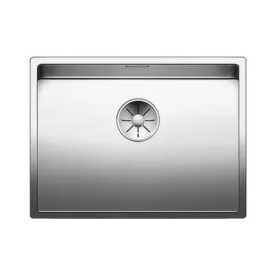 PRONTA CONSEGNA - Blanco Lavello una vasca CLARON 550-IF 1517220 in acciaio inox da 59x44 cm - Sopratop/Filotop