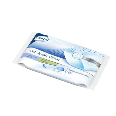 Tena Proskin Wet Wash Gloves 8 pezzi