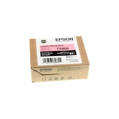CARTUCCIA ORIGINALE EPSON Stylus Pro 3800 C13T580600 T5806 FOTO MAGENTA