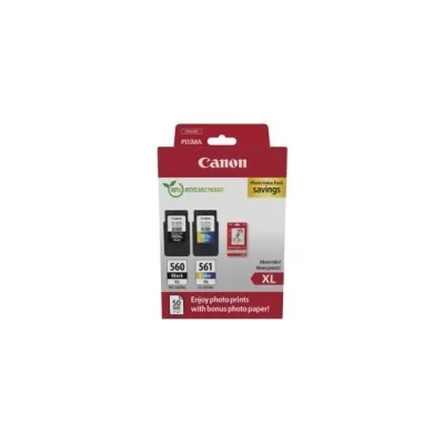 BIPACK CARTUCCIA ORIGINALE CANON 3712C008 PG-560XL CL-561XL PIXMA TS5351