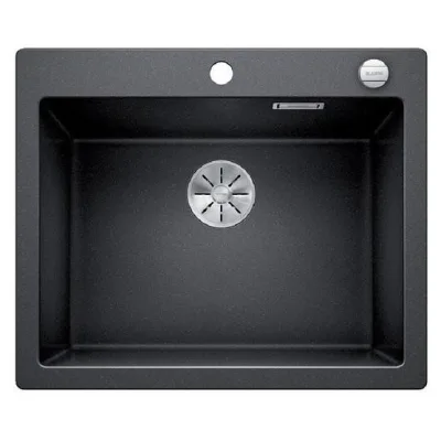 Blanco Lavello una vasca PLEON 6 1521678 finitura antracite da 61.5x51 cm - Sopratop