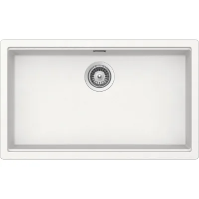 Schock Lavello una vasca LAHTI N100XLU LATN100XLU01 finitura bianco assoluto da 73.8x43.8 cm
