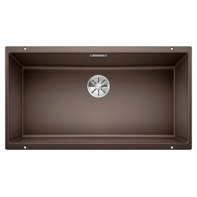 Blanco Lavello una vasca SUBLINE 800-U 1523150 finitura caffè da 83x46 cm - Sottotop