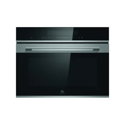 Master Kitchen Forno compatto multifunzione MKO 45509 ED BK finitura vetro nero da 60 cm