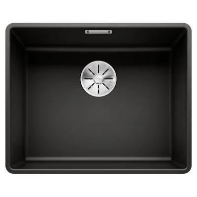PRONTA CONSEGNA - Blanco | Lavello una vasca SUBLINE 500-F 1525994 finitura nero da 52.7x42.7 cm - Filotop