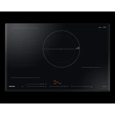 PRONTA CONSEGNA - Samsung: Piano cottura a induzione NZ84C6057KK in vetroceramica nero da 80 cm