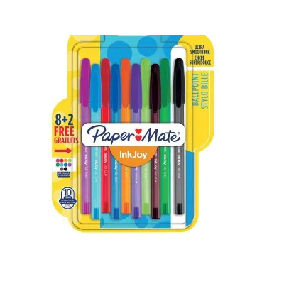 PAPERMATE CF8+2PENNA SFERA INKJOY 100 CAP ASS 1956751