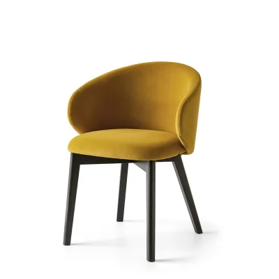 Connubia Sedia Tuka CB2117 con struttura in legno e seduta a scelta - Con braccioli - IN PROMOZIONE FINO ALL' 11/07