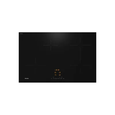 Miele Piano cottura a induzione KM 7373 FL KM in vetroceramica nero da 80 cm - RICHIEDERE PREVENTIVO