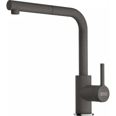 Franke: Miscelatore monocomando Lina L Doccia 115.0733.716 finitura grigio ardesia