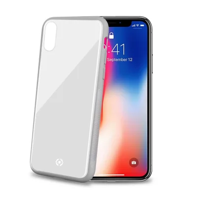 CELLY DIAMOND COVER IPHONE XS/X WHITE DIAMOND900WH
