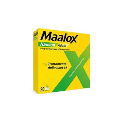 MAALOX NAUSEA 20 COMPRESSE EFFERVESCENTI 5MG