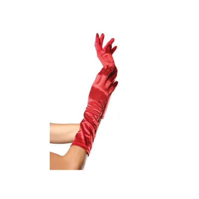 Guanti Sexy Elbow Rosso