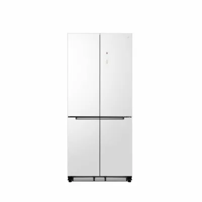 GRF Frigorifero side by side cross door RTC8459WJWG1 finitura vetro bianco da 84 cm