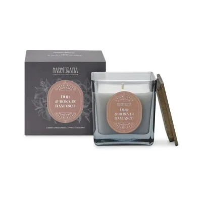 NASOTERAPIA CANDELA OUD & ROSA DI DAMASCO 200G