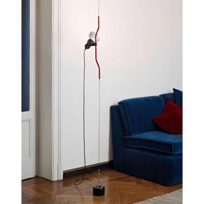 Flos Lampada da terra a luce diretta LED Parentesi D in diverse finiture