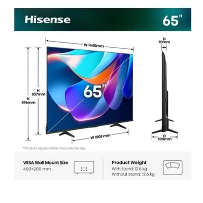 65 A69S 4K UHD SMART VIDAA 65A69S