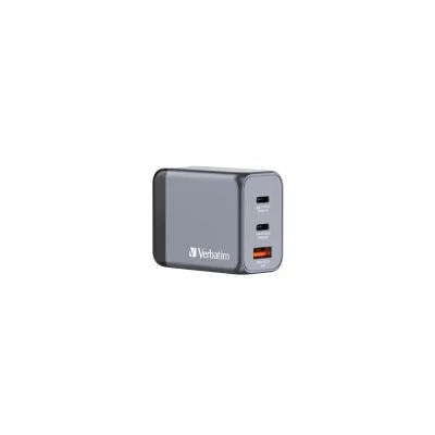 VERBATIM GAN CHARGER 3 PORT 65W 32201