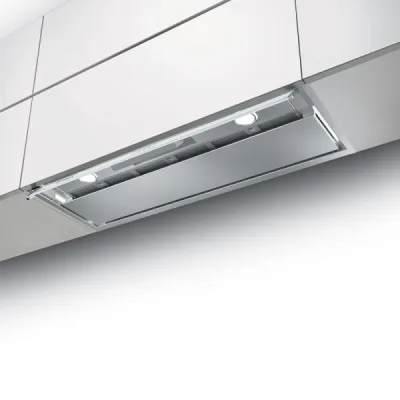 Faber Cappa da incasso IN-NOVA TOUCH X/WH A120 305.0611.155 finitura acciaio inox e vetro bianco da 120 cm