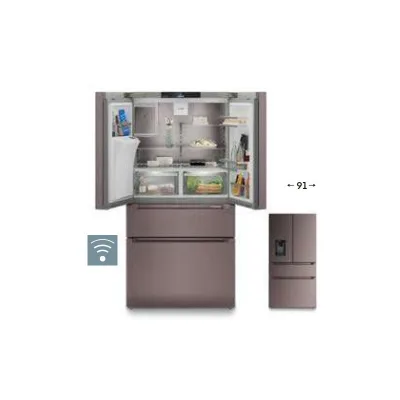 PRONTA CONSEGNA - Liebherr Frigorifero side by side FrenchDoor a libera installazione MBtsdi 9528 finitura TerraSteel da 91 cm