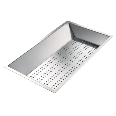 Foster Vaschetta forata 8156 000 finitura acciaio inox da 21.5x40 cm