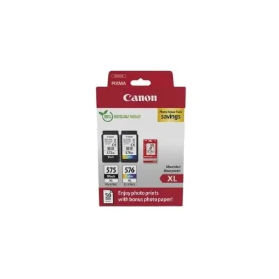 BIPACK CARTUCCE ORIGINALI CANON 5437C006 PIXMA TS3550i + 50 fogli di carta fotografica 5438C004