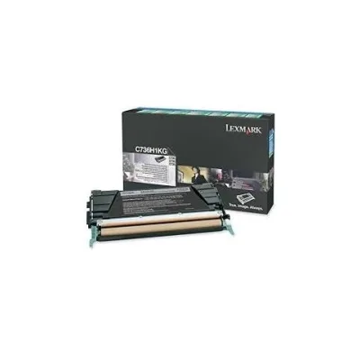Toner ORIGINALE LEXMARK C736 X736 X738 C736H2KG C736H1KG NERO 12K