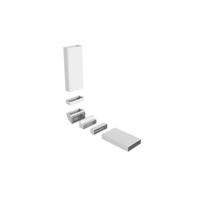 Fulgor Kit tubazione FDUCTKIT ARIA+ finitura bianco opaco