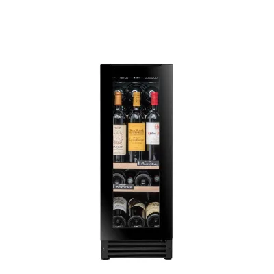 PRONTA CONSEGNA - Avintage Cantinetta vino sottopiano da incasso AVU23TB1 finitura nero da 30 cm
