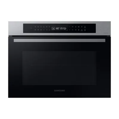 Samsung: Forno microonde compatto multifunzione NQ5B4363EBS finitura inox da 60 cm