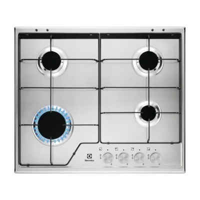 PRONTA CONSEGNA - Electrolux | Piano cottura a gas Slim Profile KGS6424SX finitura inox da 60 cm
