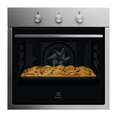 Electrolux Forno multifunzione KOHHH045X finitura inox e vetro nero da 60 cm
