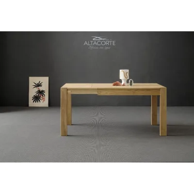 Altacorte Tavolo allungabile Jolly con struttura e piano in legno da 120(175)x80 cm - 1 allunga