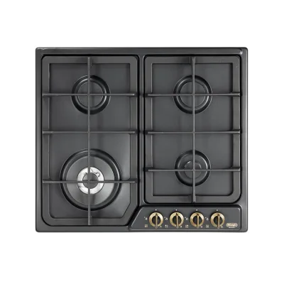De Longhi Piano cottura a gas ANF 46 PRO finitura antracite da 58 cm