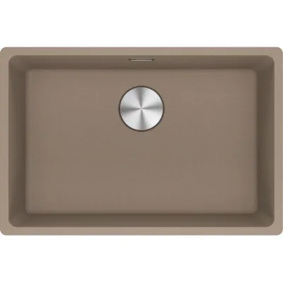Franke: Lavello una vasca Vasche Sottotop Maris MRG 110-62 125.0686.729 finitura fragranite oyster da 65.3x43.3 cm